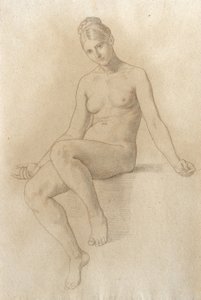 Naken kvinne